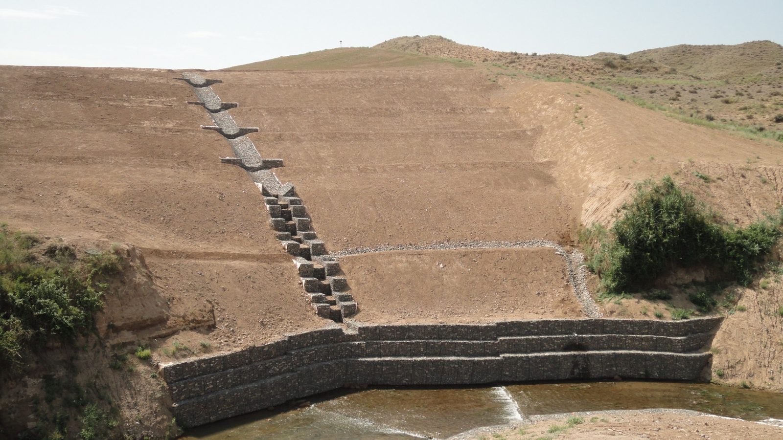 Mixed project photos Prepared Drainage Channel