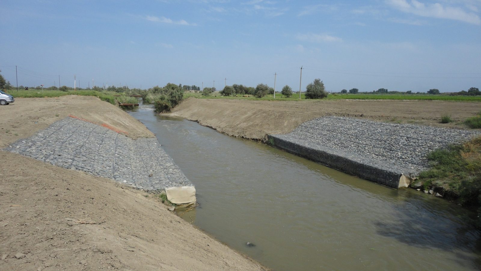 Mixed project photos Completed Drainage Channel