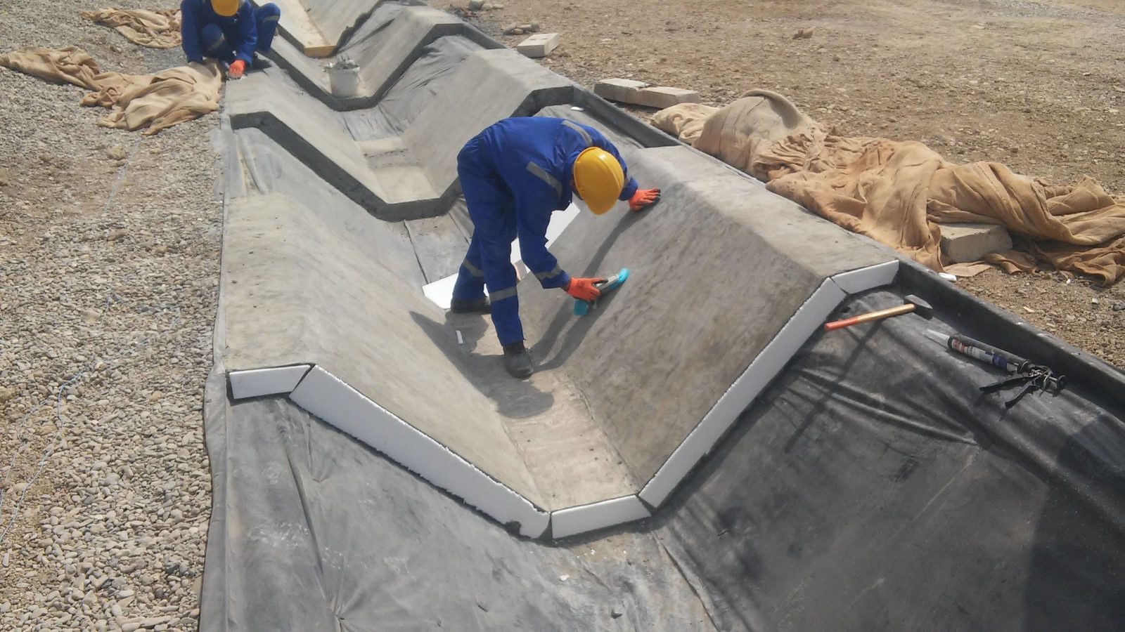 SCPX Azerbaijan 2016 Concrete Channel Finishing