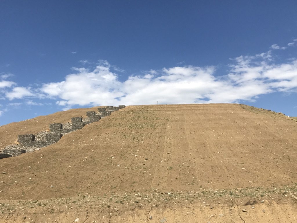 SCPX Georgia completed slope stabilization
